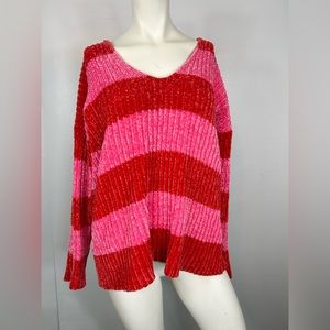 Wild Fox Multi Color Knit Sweater